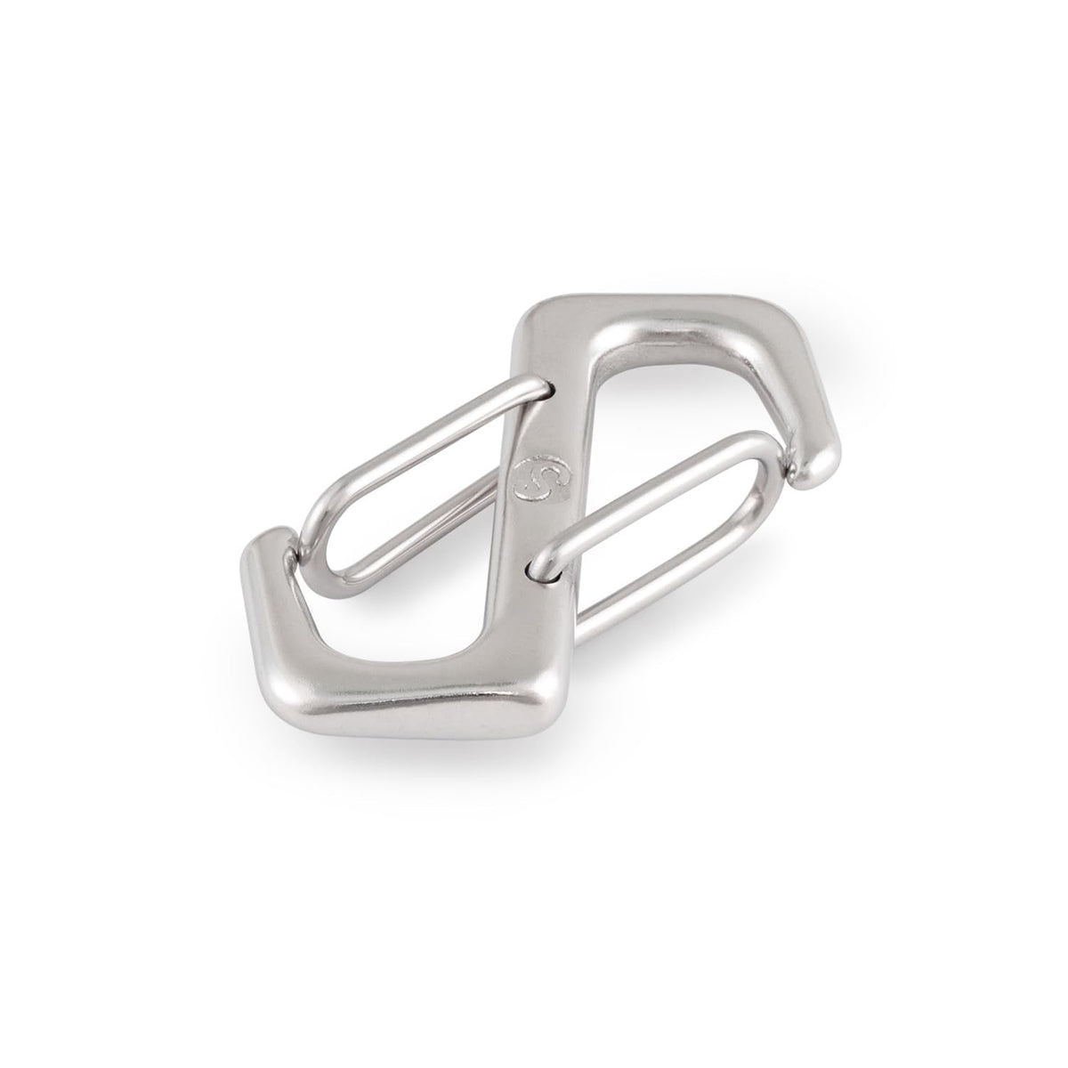SHONAN Double Sided Carabiner S Biner, 2-1/3" Dual Gate S Clip Stainless Steel S Shaped Carabiner Key Holder