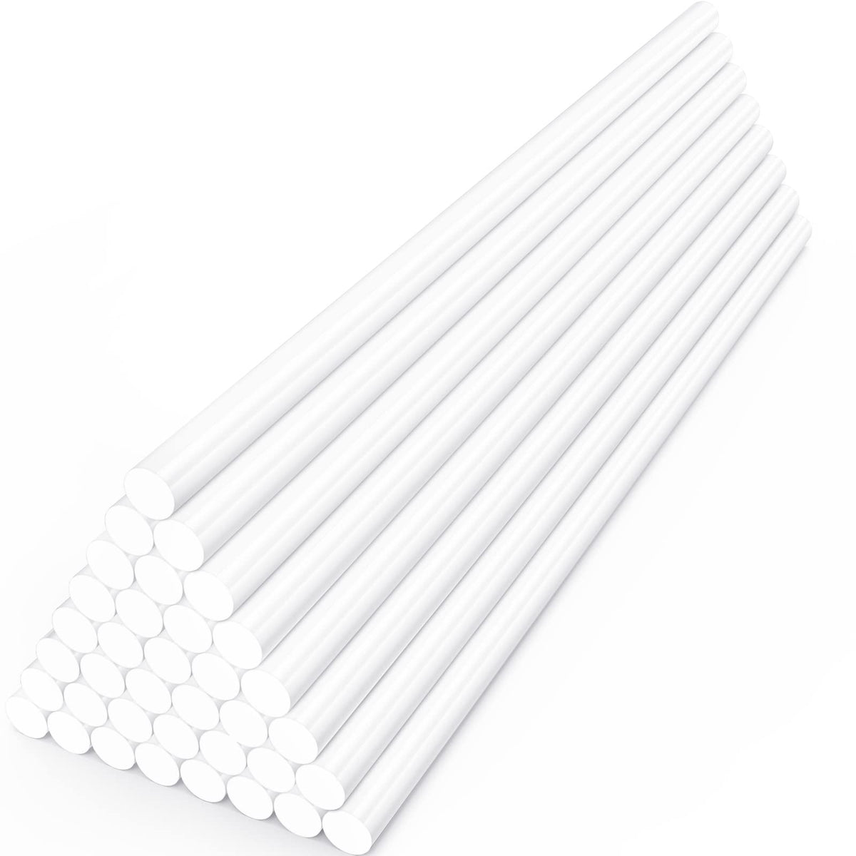 ENPOINT Metallic Gold& White Hot Glue Sticks, 8" x 0.27" for Crafting, Woodworking, Decoration, Bonding Repair, Wax Sealing