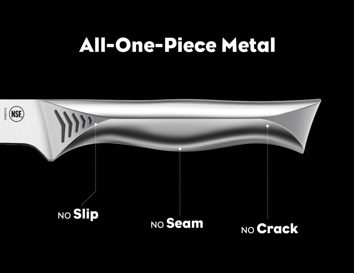BRODARK Boning Knife - 7" Deboning Knife for Meat Cutting - High Carbon Stainless Steel, One Piece Design Fillet Knives - NSF Certified, Shark Series