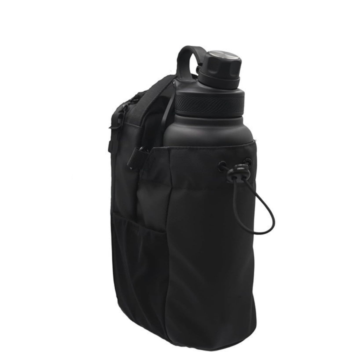 Magnetic Gym Bag Water Bottle Carrier Holder with Phone Pockets & Shoulder Strap,Magnetic Bag Gym Accessories Organizer for Men Women