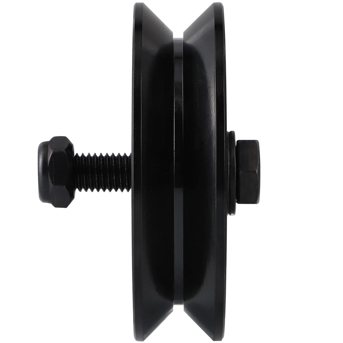 Skelang V Groove Wheel 4 Inches, Slide Gate Wheel with Double Bearings, Rolling Gate Caster for Inverted V Track, 2200 Lbs Load Capacity