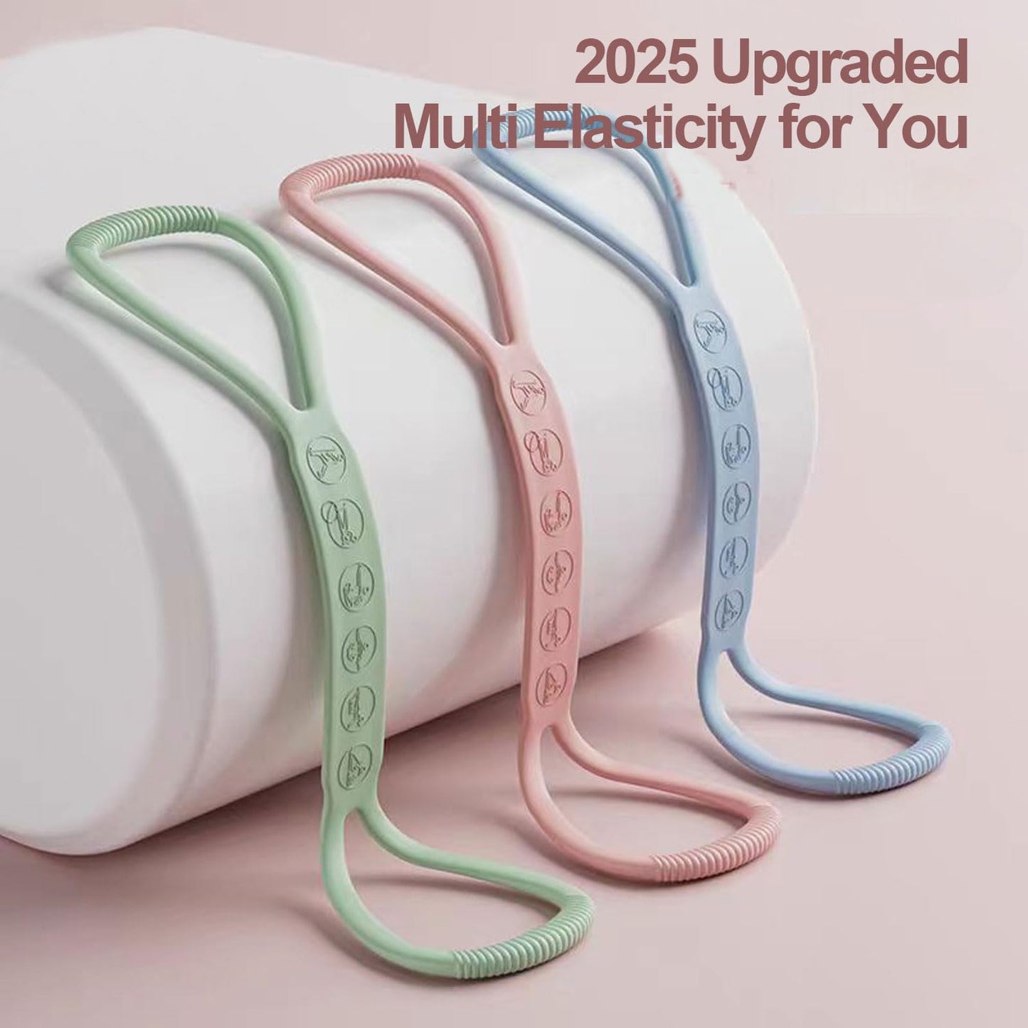 2025 Upgraded Figure 8 Resistance Band for Physical Therapy, Shoulder Back Arm Exercise Bands, 3 Resistance Levels for 15 25 35lb for Kids Adult Elderly