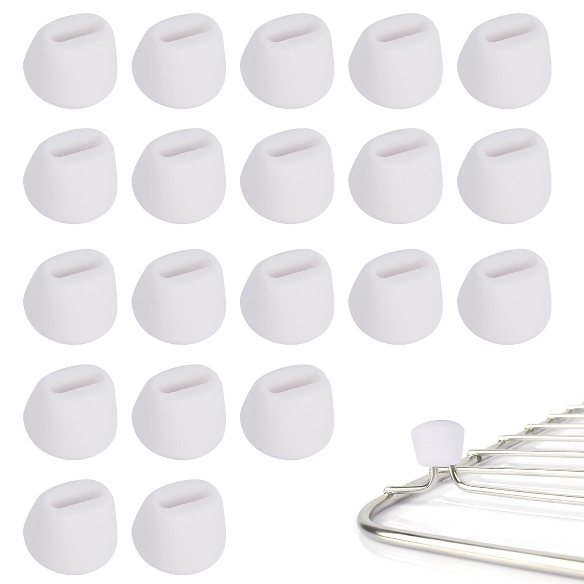 Sink Rack Feet 84544-0 For Kohler Part 84544-0 Kitchen Sink Rack Feet White 20 Pack