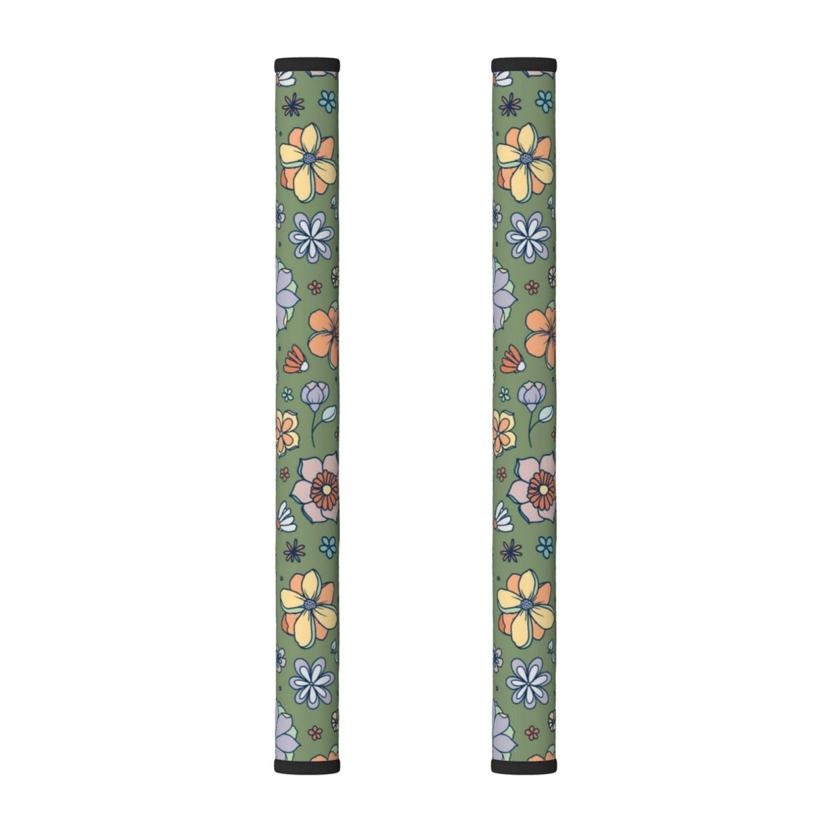 Refrigerator Door Handle Covers, Retro Floral Fridge Handle Cover Set of 2 Kitchen Appliance Handle Covers Protector for Fridge Microwave Stove Oven Dishwasher