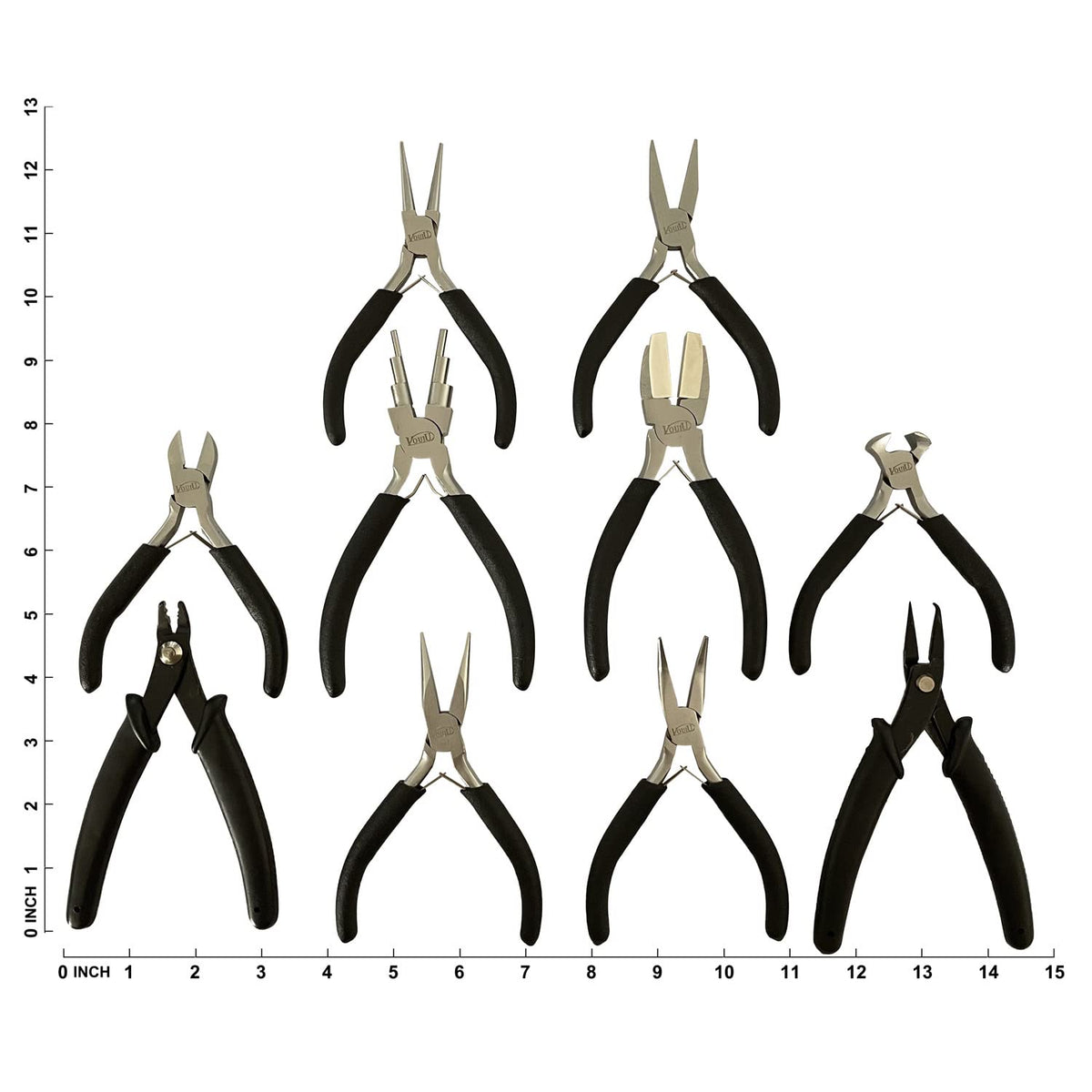 vouiu 10-Piece Jewelry Pliers Set Jewelry Making Tools