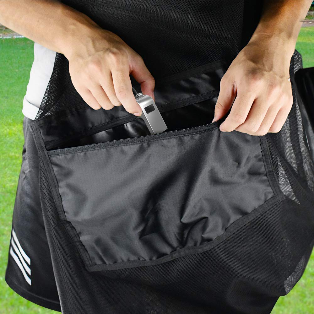 BROTOU Extra Large Mesh Ball Bag, Drawstring Socce Bag for Coach, Use for Basketball, Volleyball, Baseball, Mesh Equipmenbag with Adjustable and Portable Strap (18" x 28")