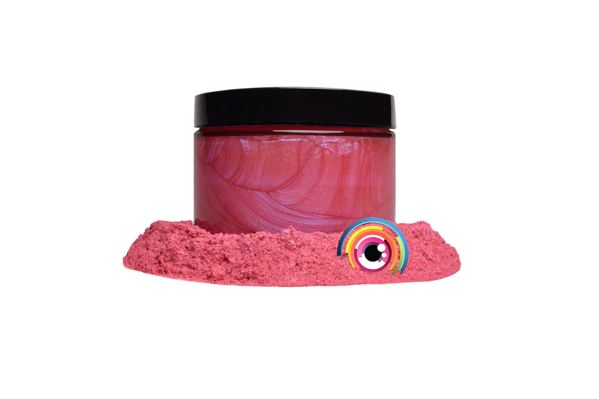 Eye Candy Pigments Premium Red Mica Powder - Valentine Red (50gr) - for Epoxy, Resin, Soap, Paint, Woodworking, Acrylic Pouring, Bath Bombs, Fishing Lures - DIY Arts and Crafts Additive