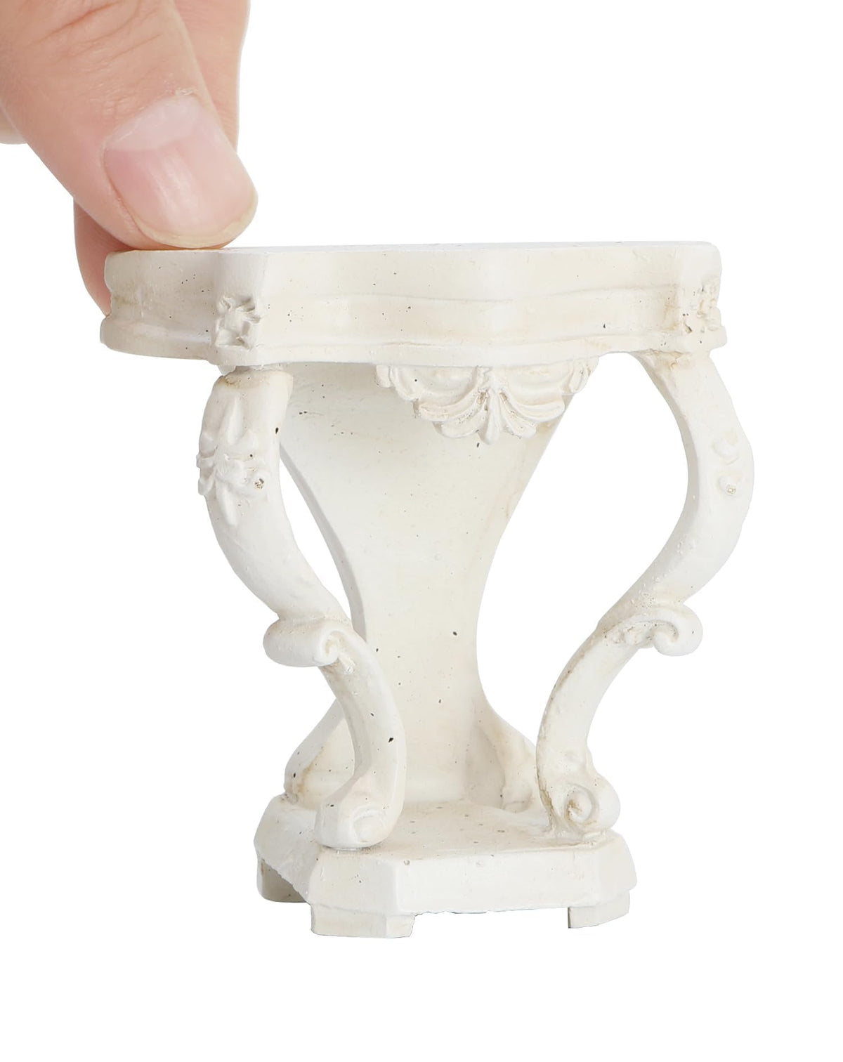 iLAND Dollhouse Furniture on 1/12 Scale Miniature Dollhouse Table Victorian Furniture for Doll House Living Room Fairy Garden Accessories Mini House Decor Classical Rococo