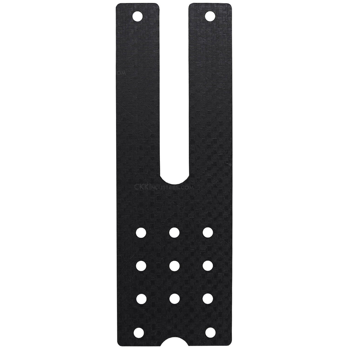 Curv Dual Molle Adapter - (Black) - (No Hardware) - (3.00in) - USA Made, Customizable Carry Angle, Dual Mounting Arms for Tactical Gear, for Military & Law Enforcement