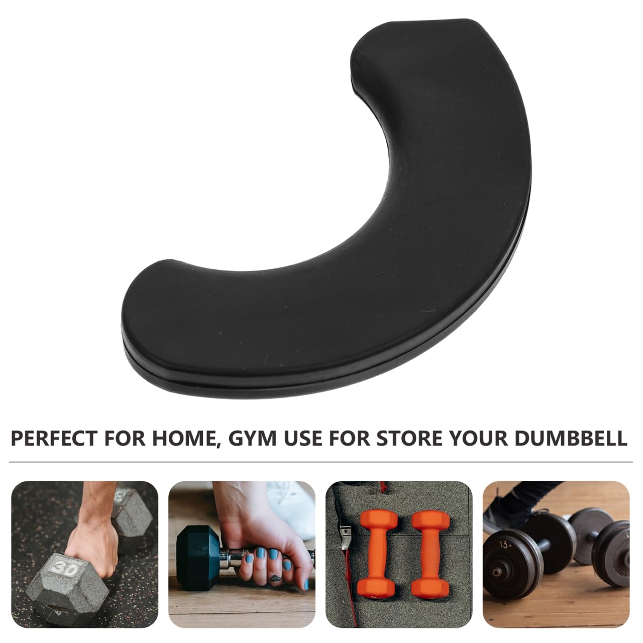 BESPORTBLE Deadlift Jack 20pcs Dumbbell Pads Practical Dumbbell Holders Replacement Parts Exercise Equipment Home Gym Fitness Supplies Black Powerlifting Chock
