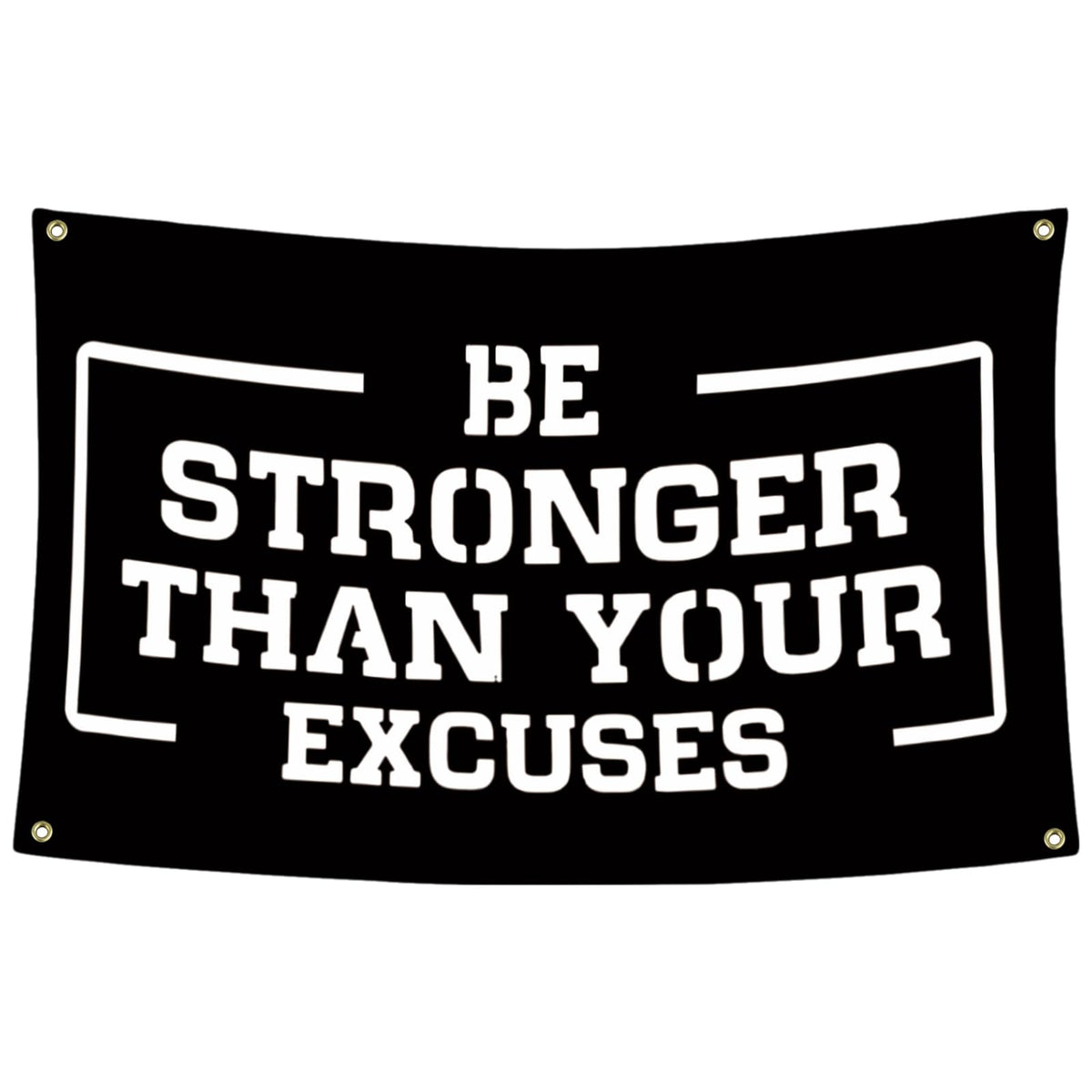 Eudaedom Fuel Your Fire! Motivational Gym Banner - Cool Workout Tapestry to Stay Focused & Driven | Garage, Dorm, Office Wall Flag-5x3FT