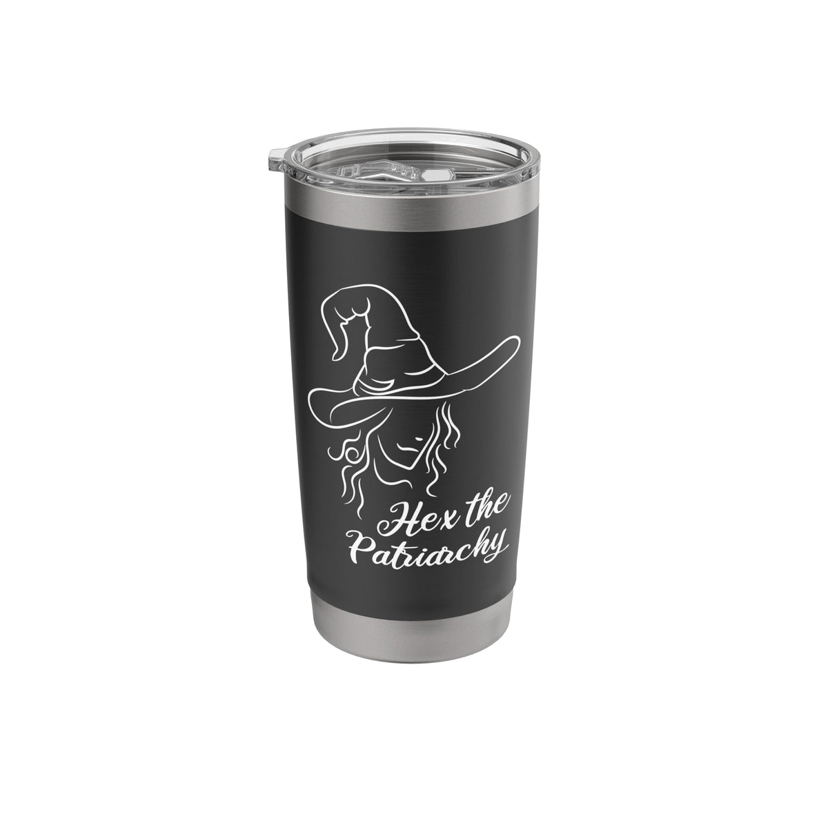Hex The Patriarchy Halloween Witch Feminist Stainless Steel Insulated Tumbler