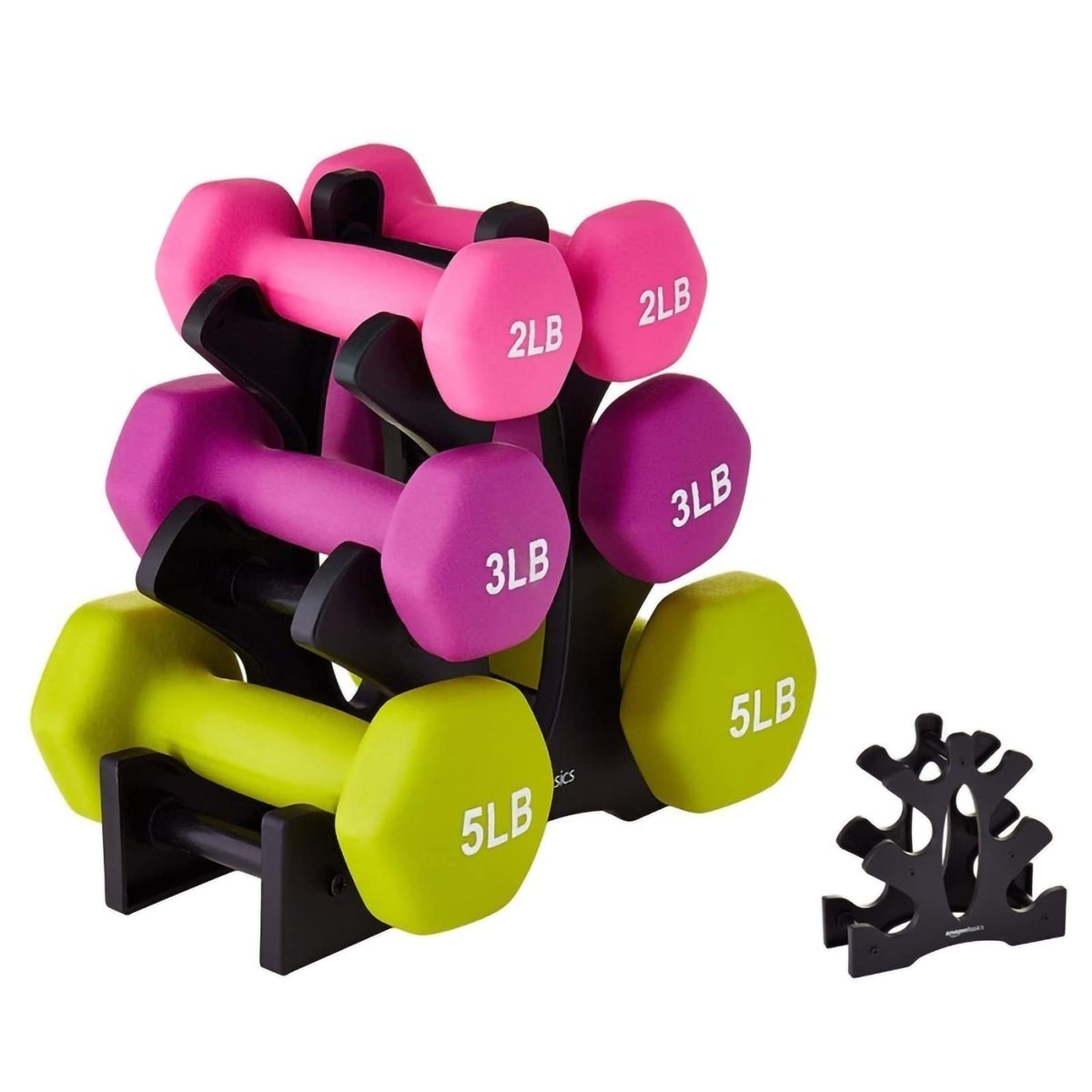 Dumbbell Rack Stand,3 Tier Dumbbell Weight Stand Weight Storage Organiser for Dumbbells Accessories Compact Weight Storage Solution for Home Gym Exercise,23x22.5x8.5cm(Dumbbells Not Included)