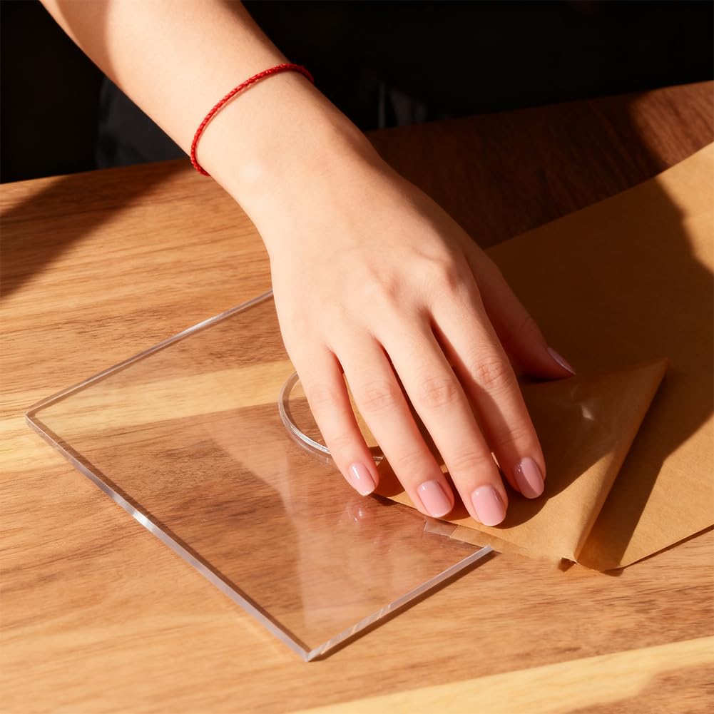 beinkmake 3Pcs Heart Display Stand Acrylic Router Template for Woodworking, 5mm Thick Inlay Template Jig Kit Tracing Stencil Guide Tool for Woodworking Project DIY Wood Craft