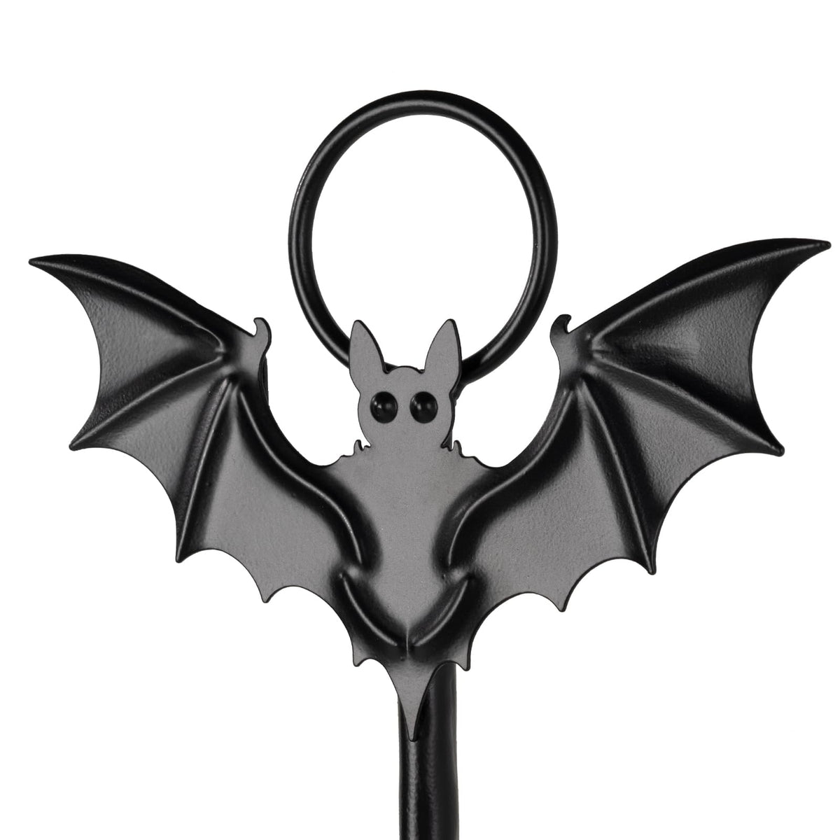 Wall Sconce Candle Holder Metal Hanging Wall Decorations Gothic Bat Wall Light Candle Holder for Home,Living Room, Bathroom, Dining Room, Set of 2（Black