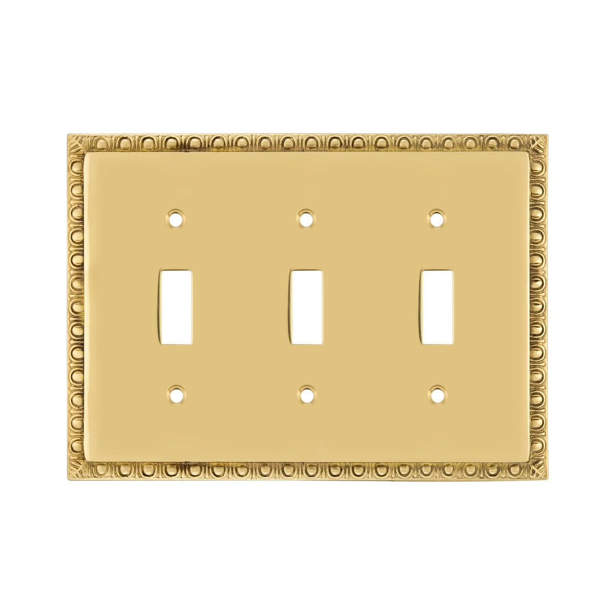 Nostalgic Warehouse Egg & Dart Deco Electrical Outlet Switch Plate Cover