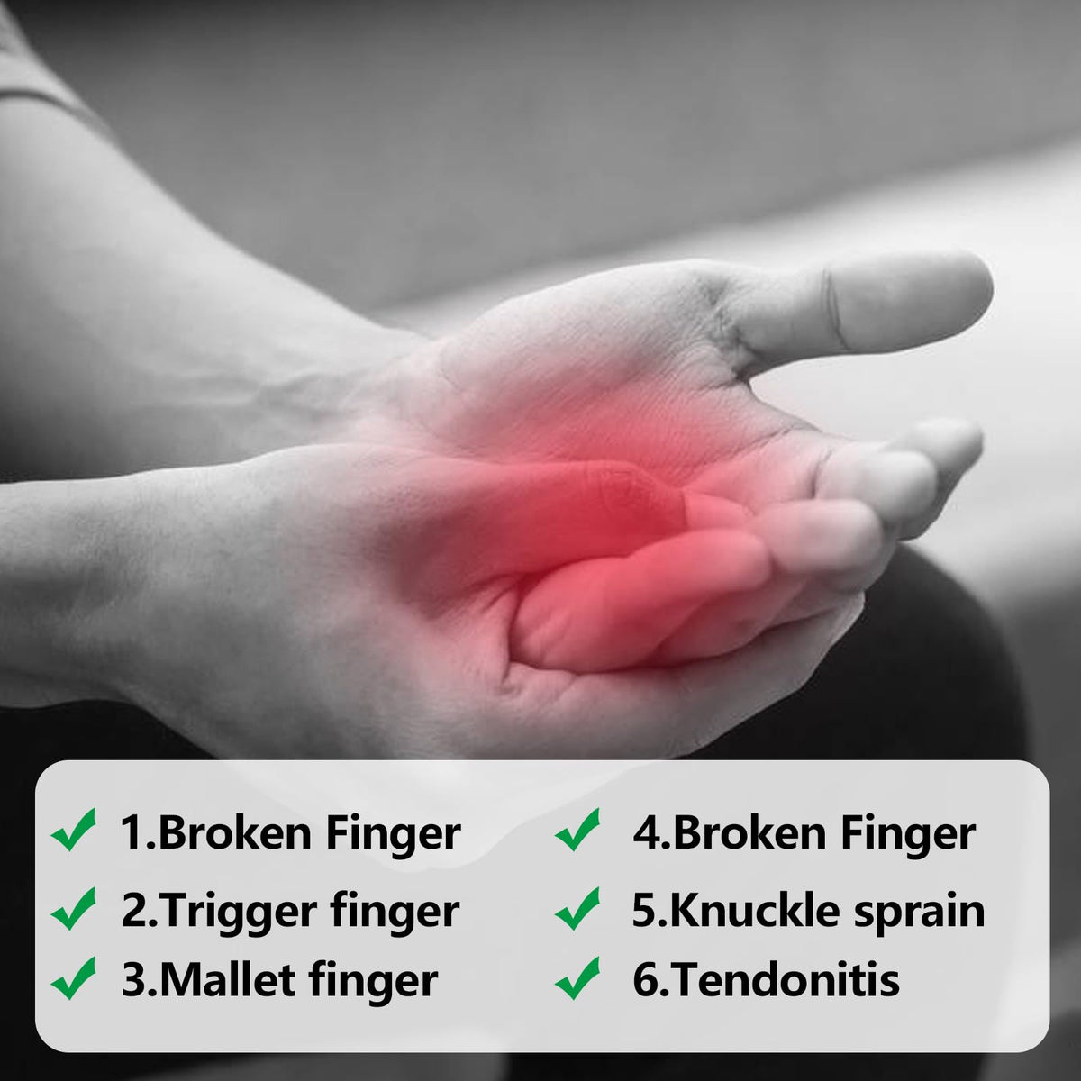 UOMIO 8 PCS Finger Sleeves, Finger Compression Sleeve, Finger Covers, Finger Splints Finger Sleeves, Breathable Finger Tape, Finger Wraps for Arthritis Sprain Trigger Finger Sports Aid Support