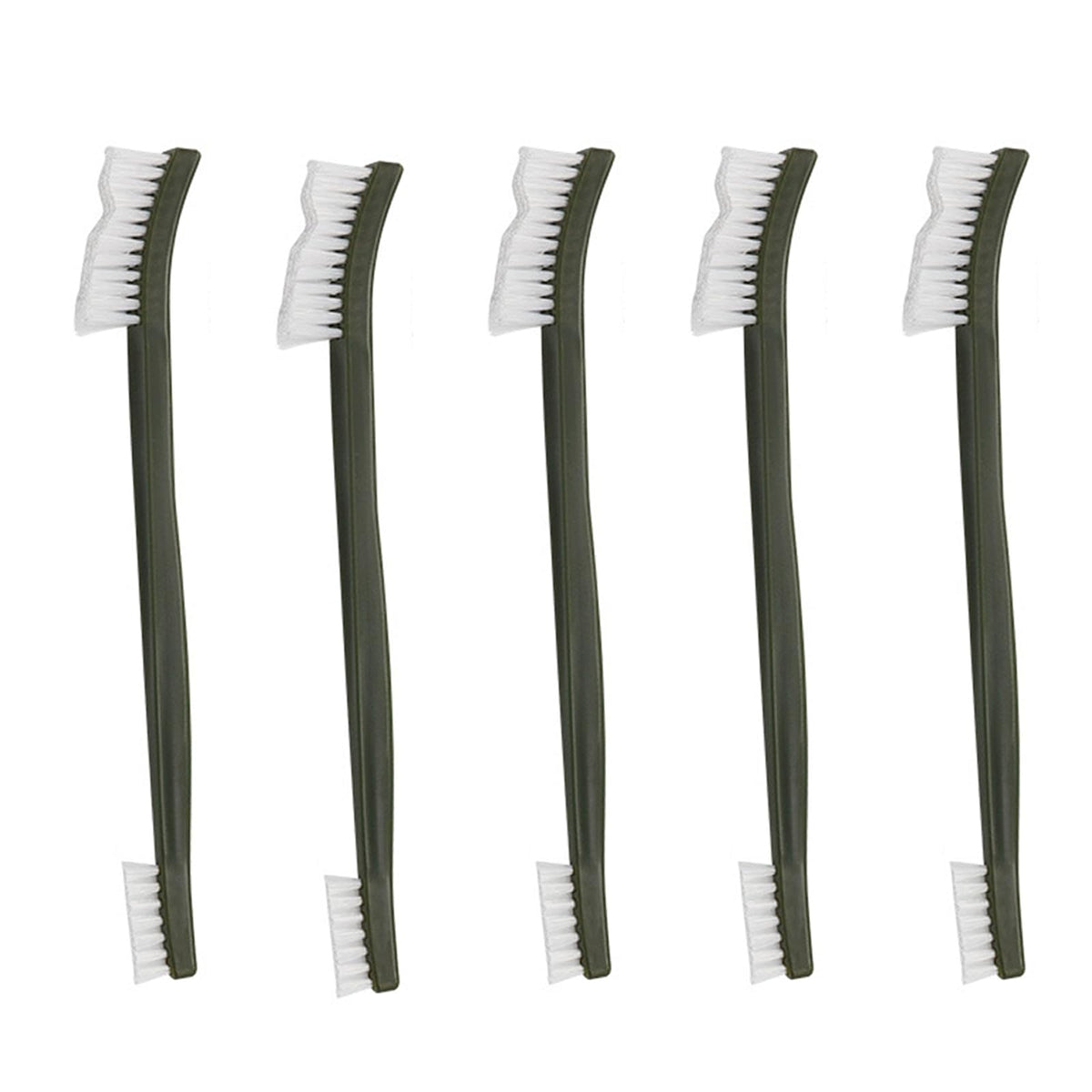 Helonge 5 Pcs Small Nylon Wire Brush, Mini Nylon Cleaning Brushes for Multi-Purpose Cleaning