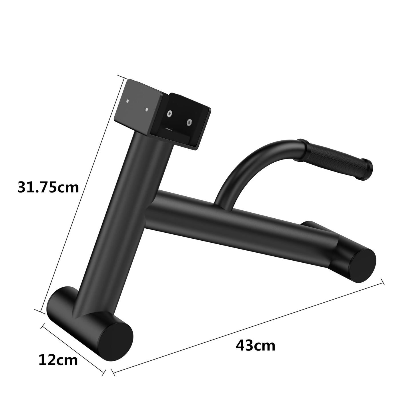 Tamisom Deadlift Jack Barbell Stand Upload 600lbs Deadlift Barbell Jack Bar Non-Slip Rubber Handle Suitable for Loading Unloading Weight Plates for Deadlift Exercise Weight Training (1)