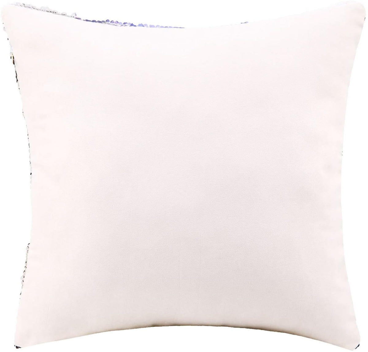 DIY Office Sequin Pillows Cover Magic Reversible Sequin Pillowcase Home Decorative Cushion Cover for 16×16 Inches (1, Danny 2 Black)