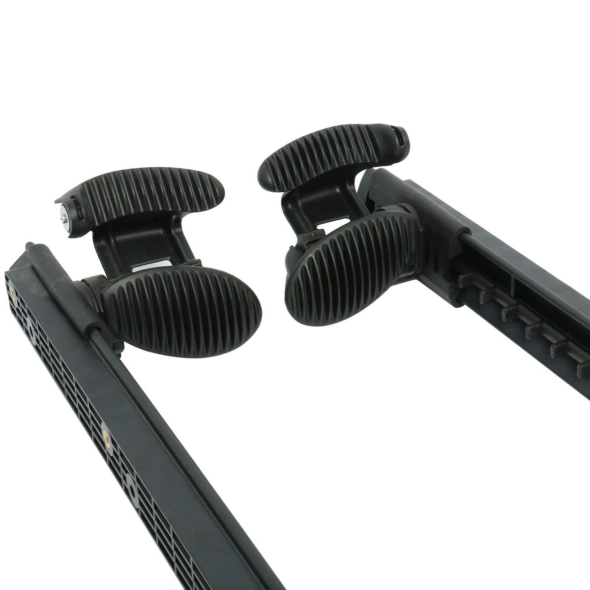 NovelBee Pair Adjustable Locking Foot Braces Pedals Foot Pegs for Kayak Boat Direction Control (Left and Right)