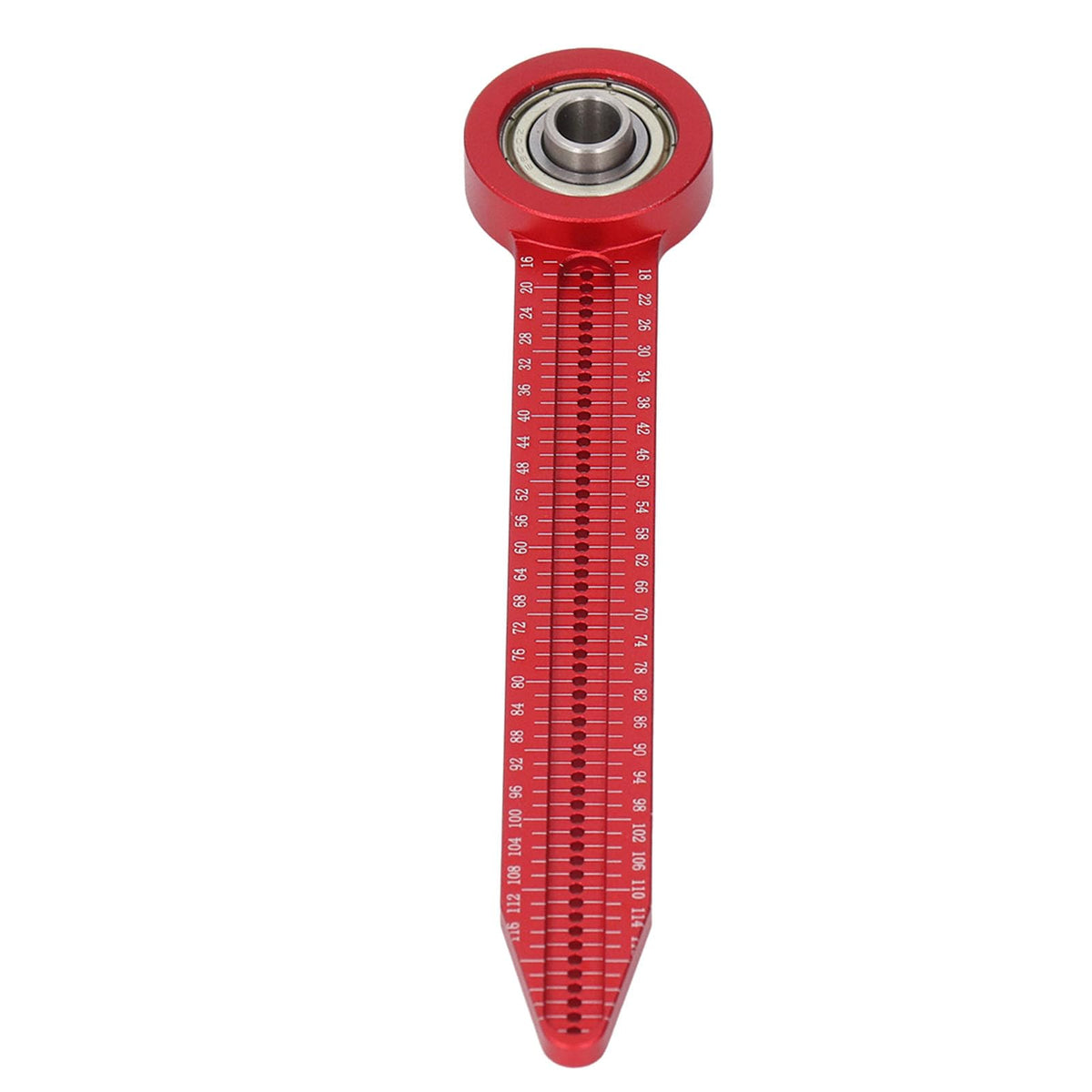 YWBL-WH Woodworking Compass Scriber, 360 Degree Rotating Circular Drawing Tool, Aluminum Alloy, Carpenter Gauge