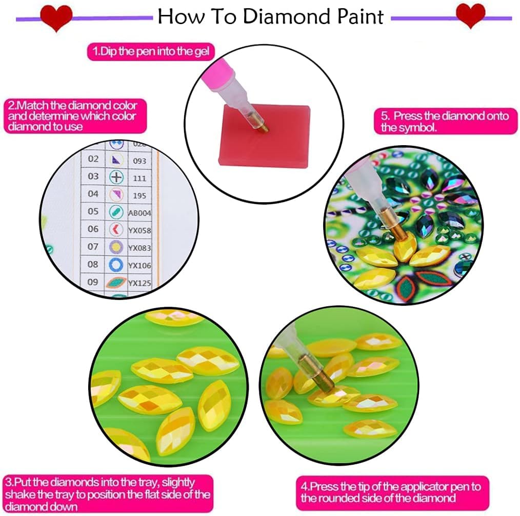 STGLCR DIY 5D Tree of Life Diamond Painting Kits Hanging Sign Wall Art Sign Tree Diamond Art Suncatcher Window Hanging Ornament Window Pendants Home Garden Wall Door 7.8inch