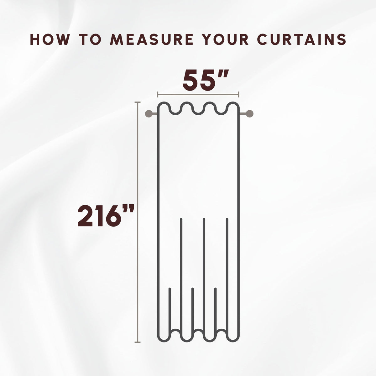 Elegant Comfort Luxury 55" Width x 216" Length 1 Panel Solid Curtain Sheer Voile Scarf for Ceremony Backdrop, Wedding Arch, Kids Bedroom, Decorative Swag, 1 Piece, Tan