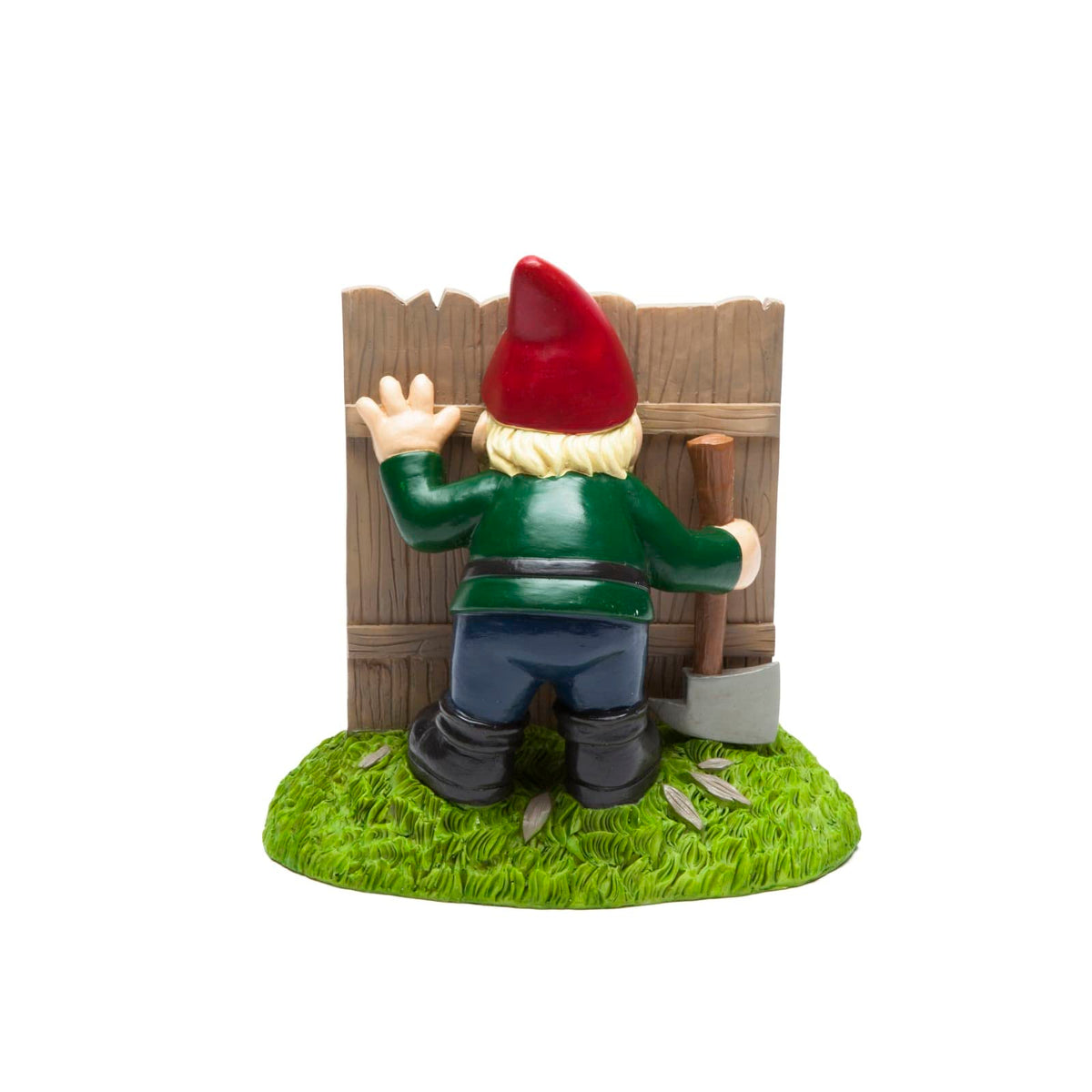 Shining Gnome Garden Gnome - Funny Gnomes for Outdoor Spaces - Weatherproof Redrum Scary Yard Statue - Horror Movie Lawn for Halloween Decorations - 9.5"