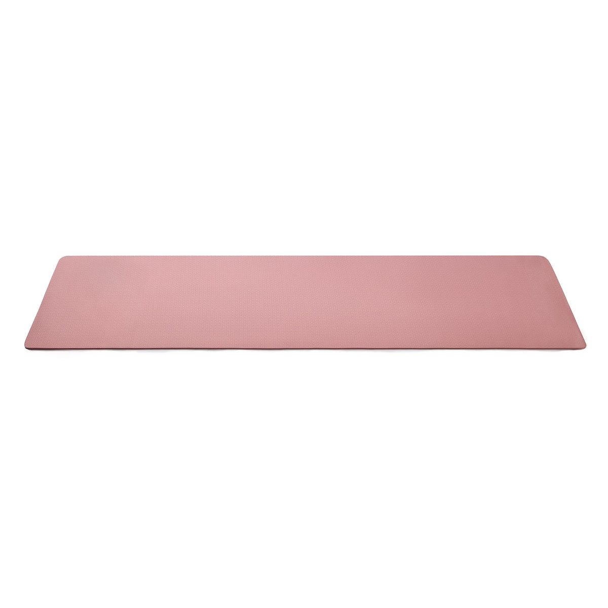 Amazon Basics 0.25-inch Thick TPE Exercise Yoga Mat with Carrying Strap, Non-Slip, 73.6" x 24", Plum