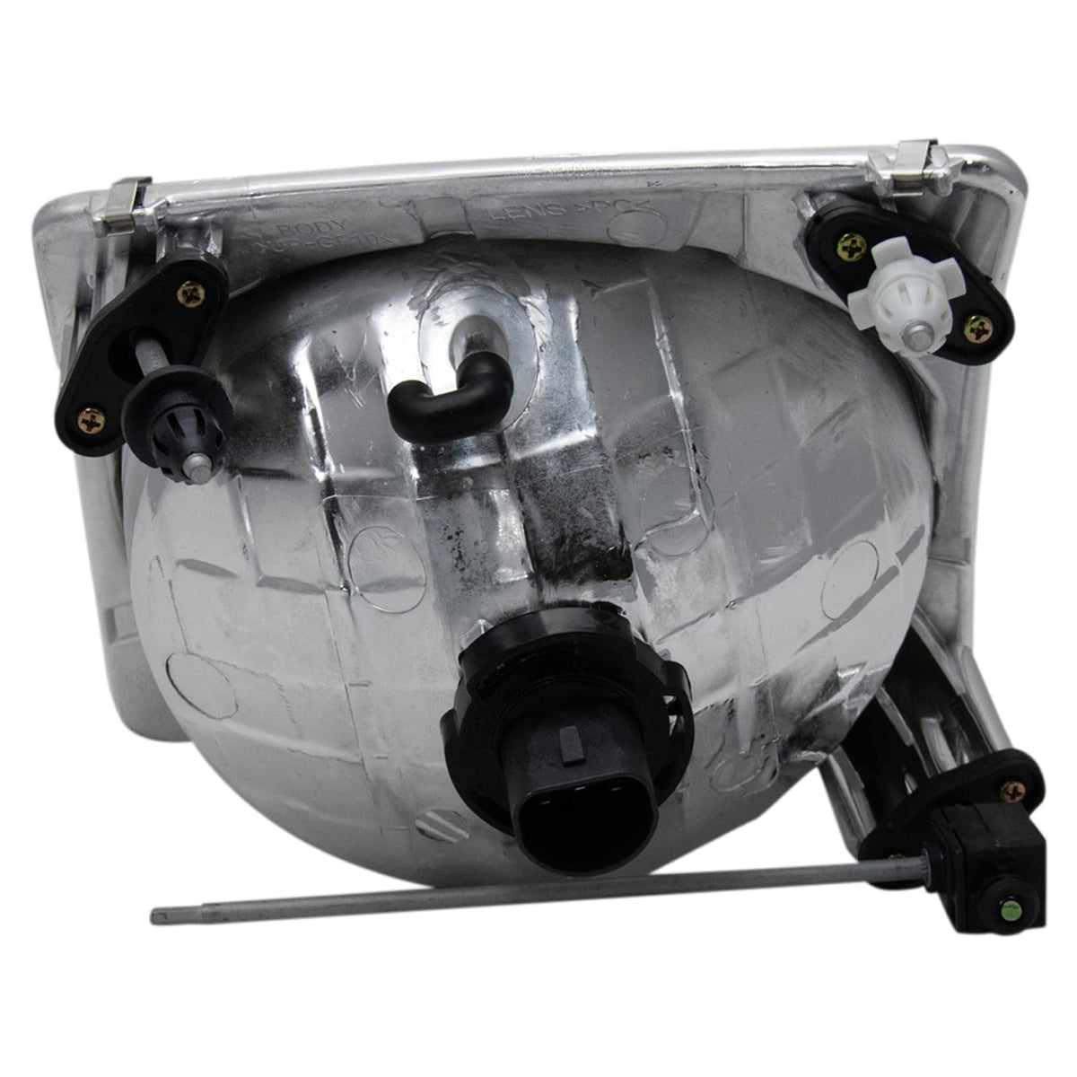 TRQ Headlight Assembly Set for 2001-2003 Ford Explorer Sport, 2001-2005 Explorer Sport Trac, Yellow, Model LKA55924