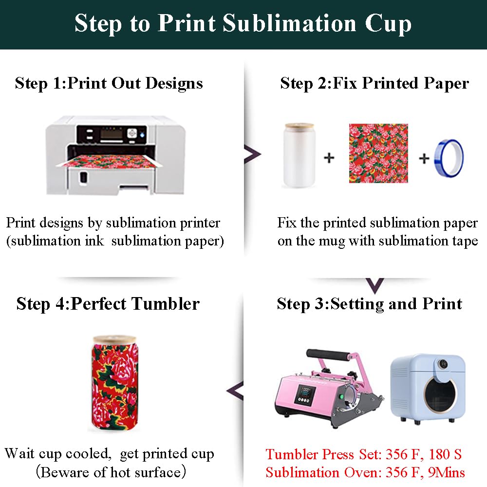 ABBSH Sublimation Glass Blanks, Sublimation Clear Glass Tumbler 16OZ, Beer Can Glass, FrostedCups With Bamboo Lids And Straws 12Pack