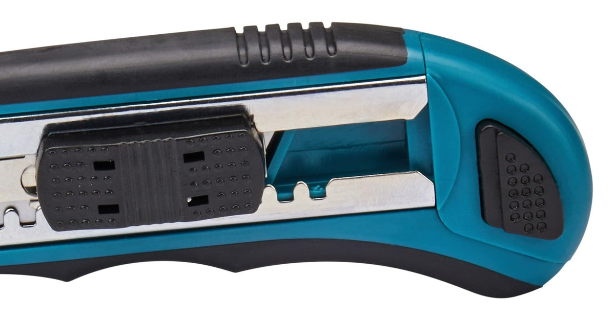 Makita Utility Knife Snap-Off Easy Loading Retractable Extra Blades Comfortable Rubber Handle Total 8 Blades