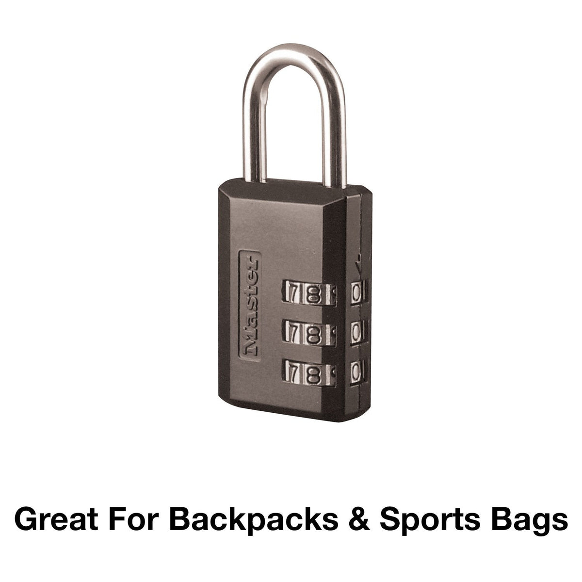 Master Lock 647D Combination Padlock, 1, Black & TSA Set Your Own Combination Luggage Lock, TSA Approved Lock for Backpacks, Bags and Luggage, Colors May Vary, 4688D