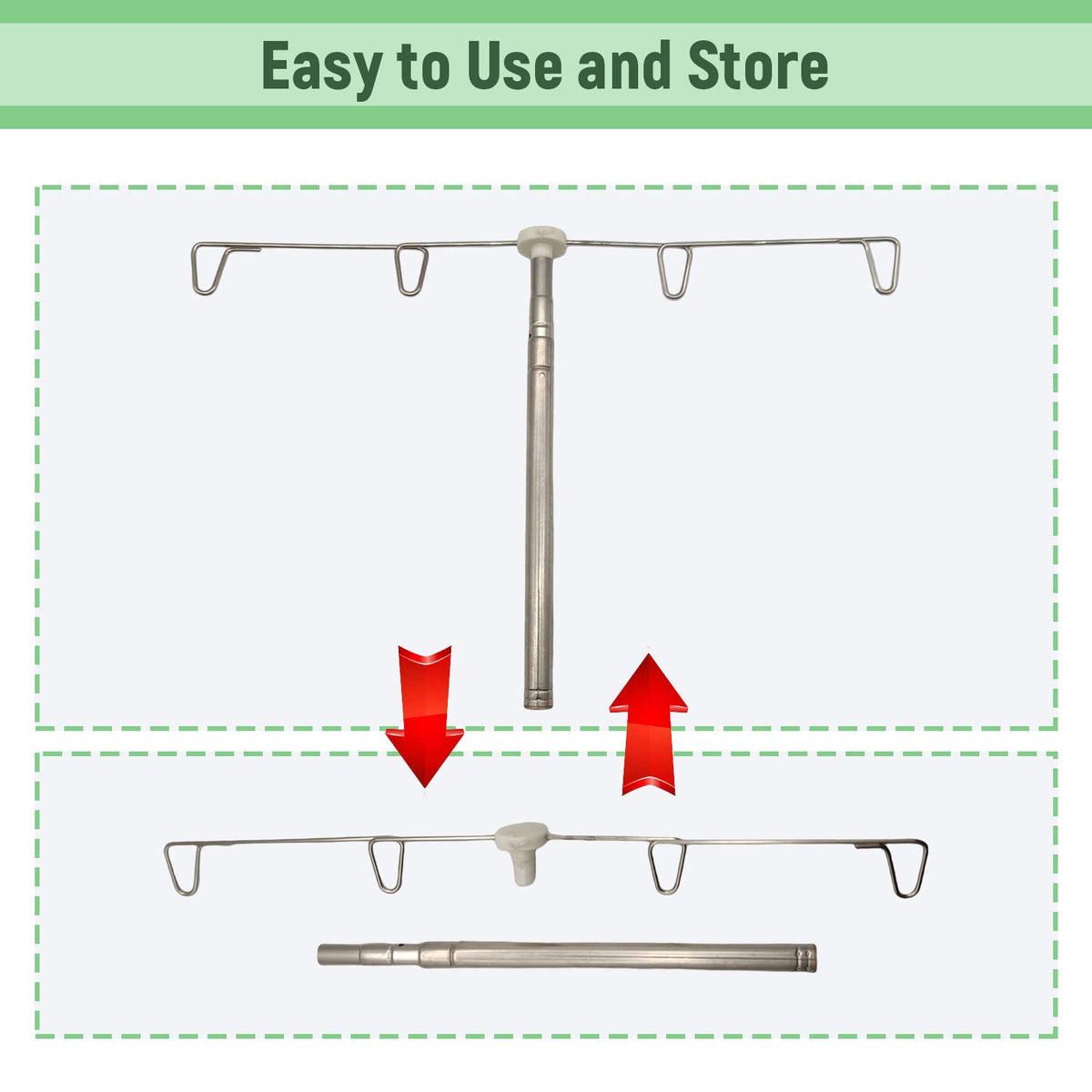 AMLESO Adjustable Cone Thread Stand Spool Holder for Sewing Machine Embroidery Quilting Serger Machines, Thread Stand for Smoother Feed, Large Spool Holder