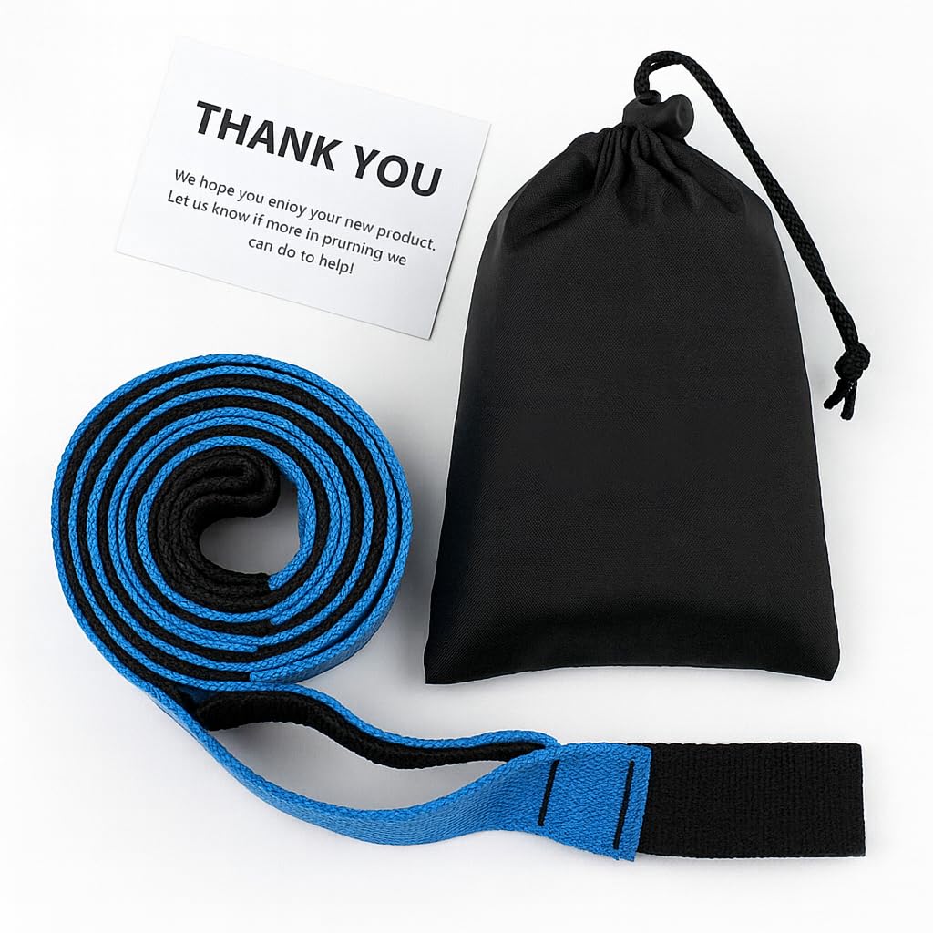 Yoga Stretch Strap 10 Loos-non-Elastic Strap for Flexibility, Physical Therapy pilates. And home workout (Pink)
