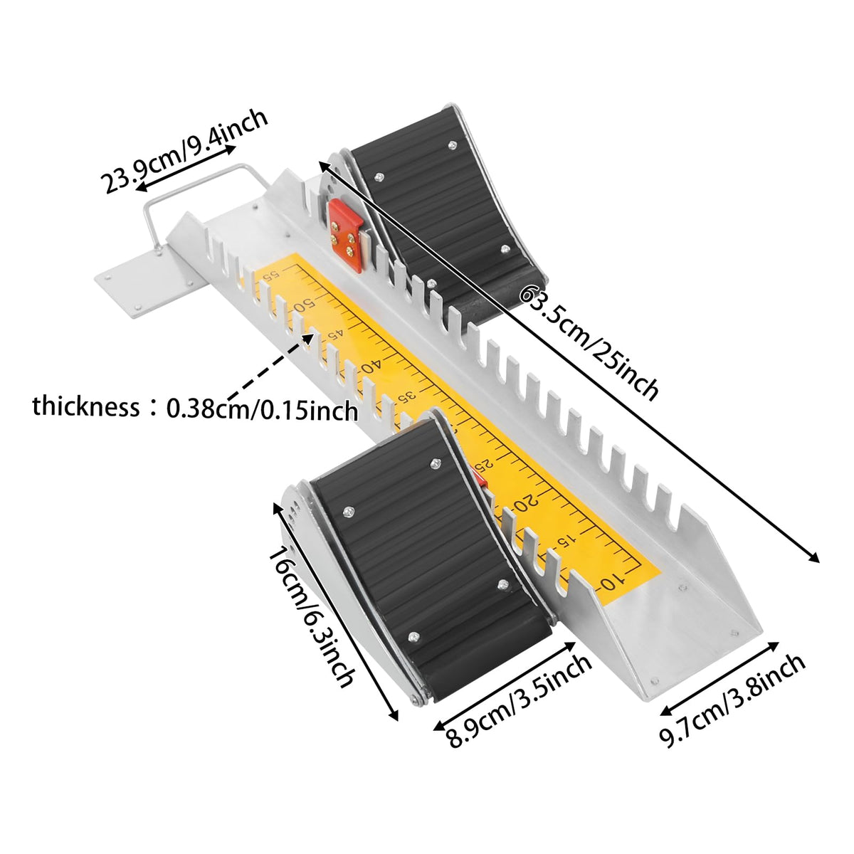 FALUSHAN 6 Angle Adjustable Starting Block,Multi-Function Athletics Track Starting Block,Athletics Scholastic Running Track Assistant for Plastic Cinder Track Sprinting Training