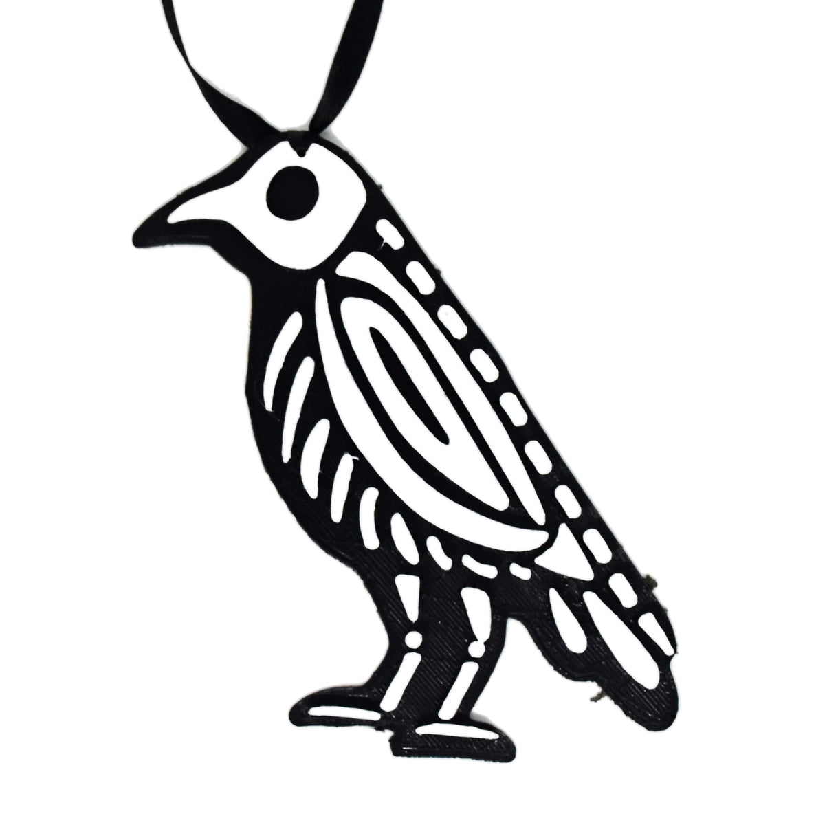 Skeleton Gothic Christmas and Halloween Ornaments (Raven)