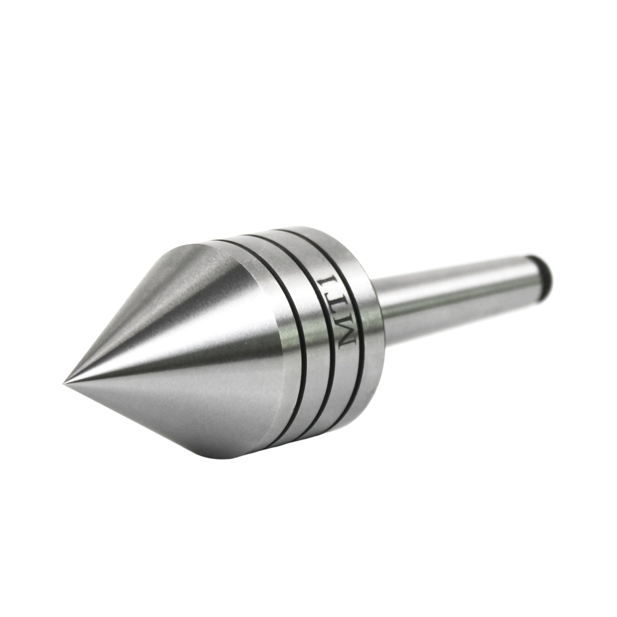 HFS(R) MT1 Live Center Heavy Duty Live Tailstock Center with 60 Degree Tip Wood Lathe Tool for Woodworking Projects (#1 Morse Taper)