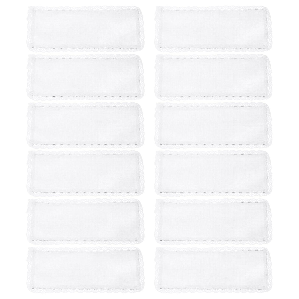 EXCEART Cross Stitch Bookmarks 10Pcs Blank Embroidery Bookmarks for DIY Sewing Crafts Lightweight Book Accessories for Students Readers