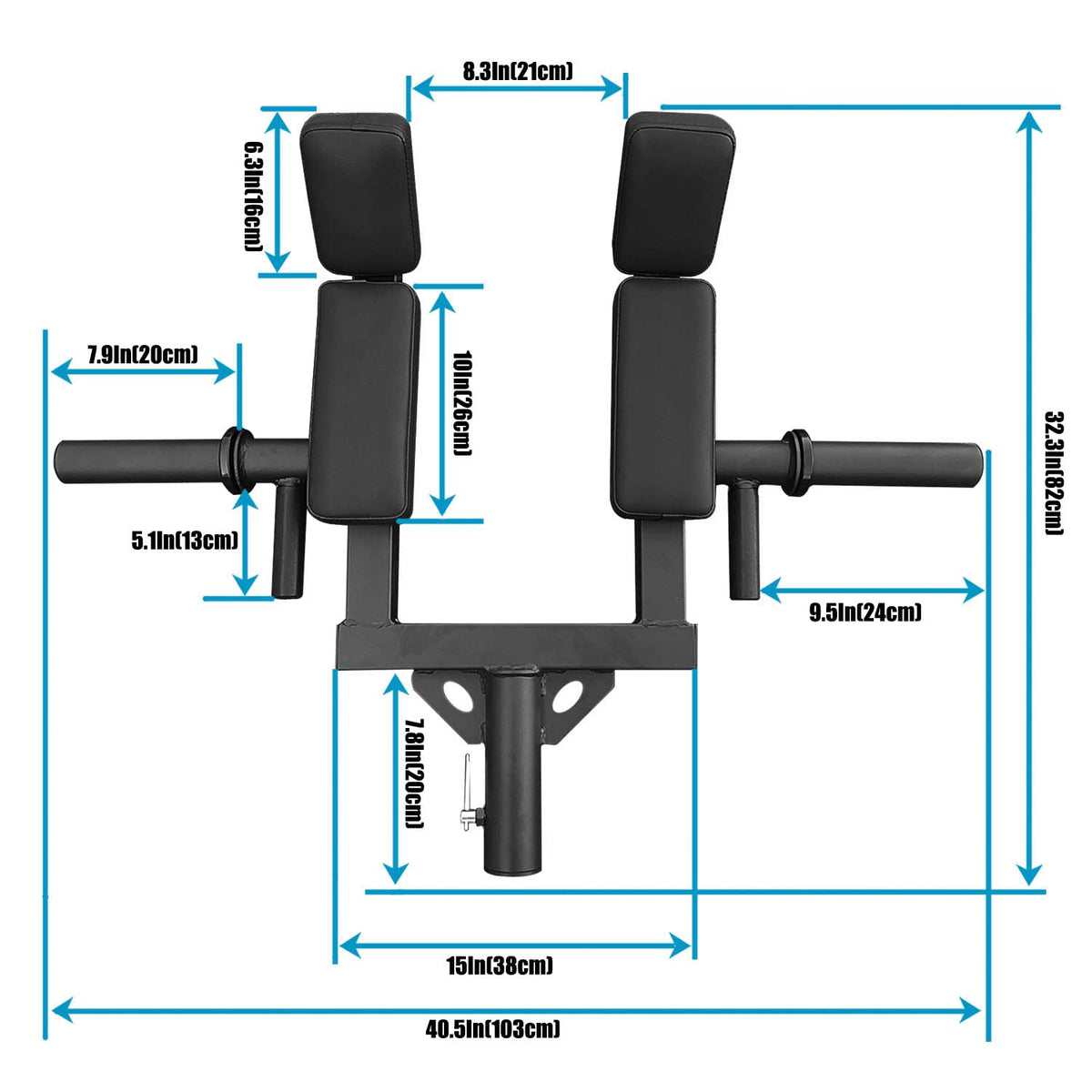 Viking Press Landmine Handle for 2-Inch Olympic Barbell, Hack Squat T-Bar Row Attachment Strength Training Accessories, Shoulder Press Landmine Attachment Equipment (Style G)
