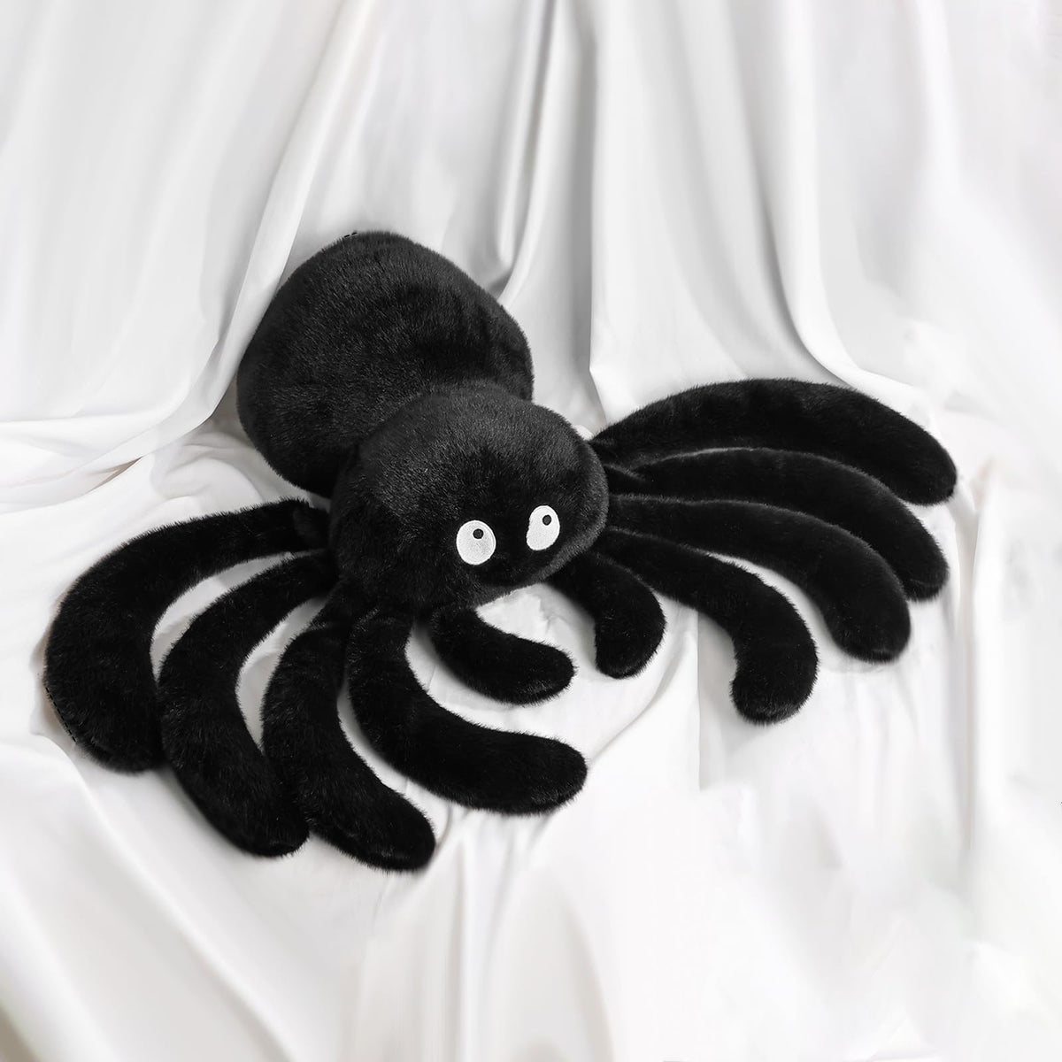 Bunny Chorus Halloween Decorations Spider Throw Pillows: Cute Black Spider Pillow Home Decor, Stuffed Large Plush Cushion Halloween Decorations Indoor for Home Sofa Bed Office Couch Living Room
