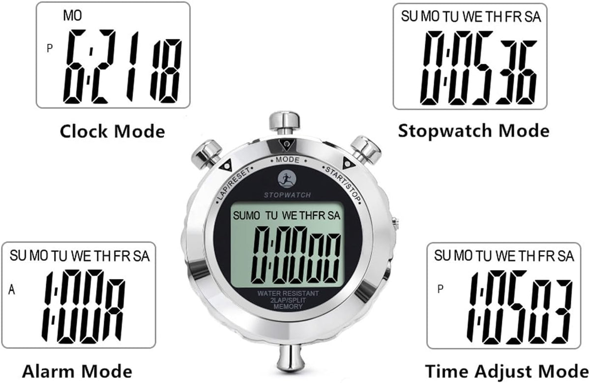 Stopwatch,Metal Rolilink Stop Watch for Sports Stopwatches Timer for Sports and Competitions