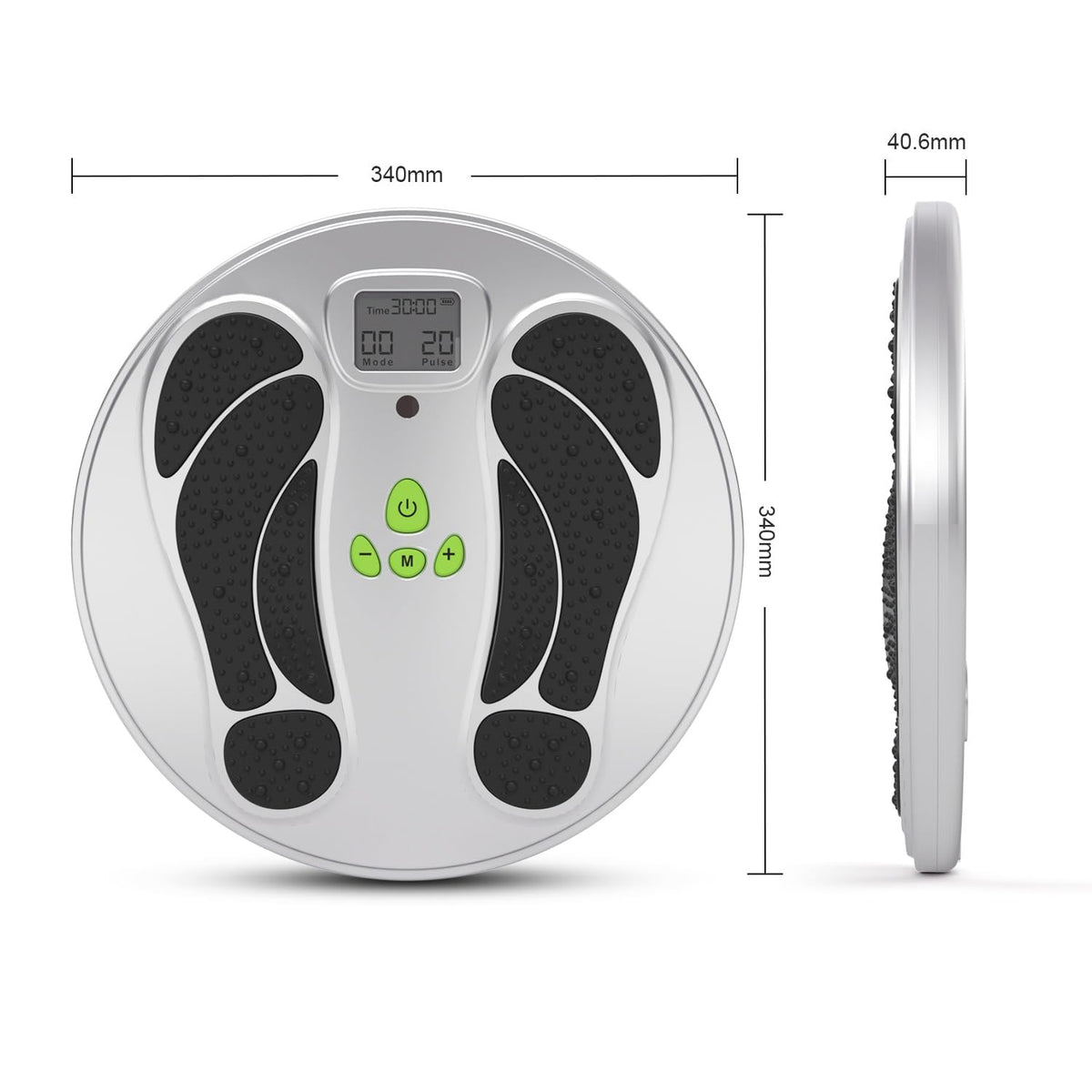 FDA Cleared - EMS Foot Massager for Neuropathy & Pain Relief, TENS Unit Foot Leg Stimulator for Circulation & Muscle Relaxation, Electric Feet Massager for Neuropathy, Gifts for Family Dad Mun Elder