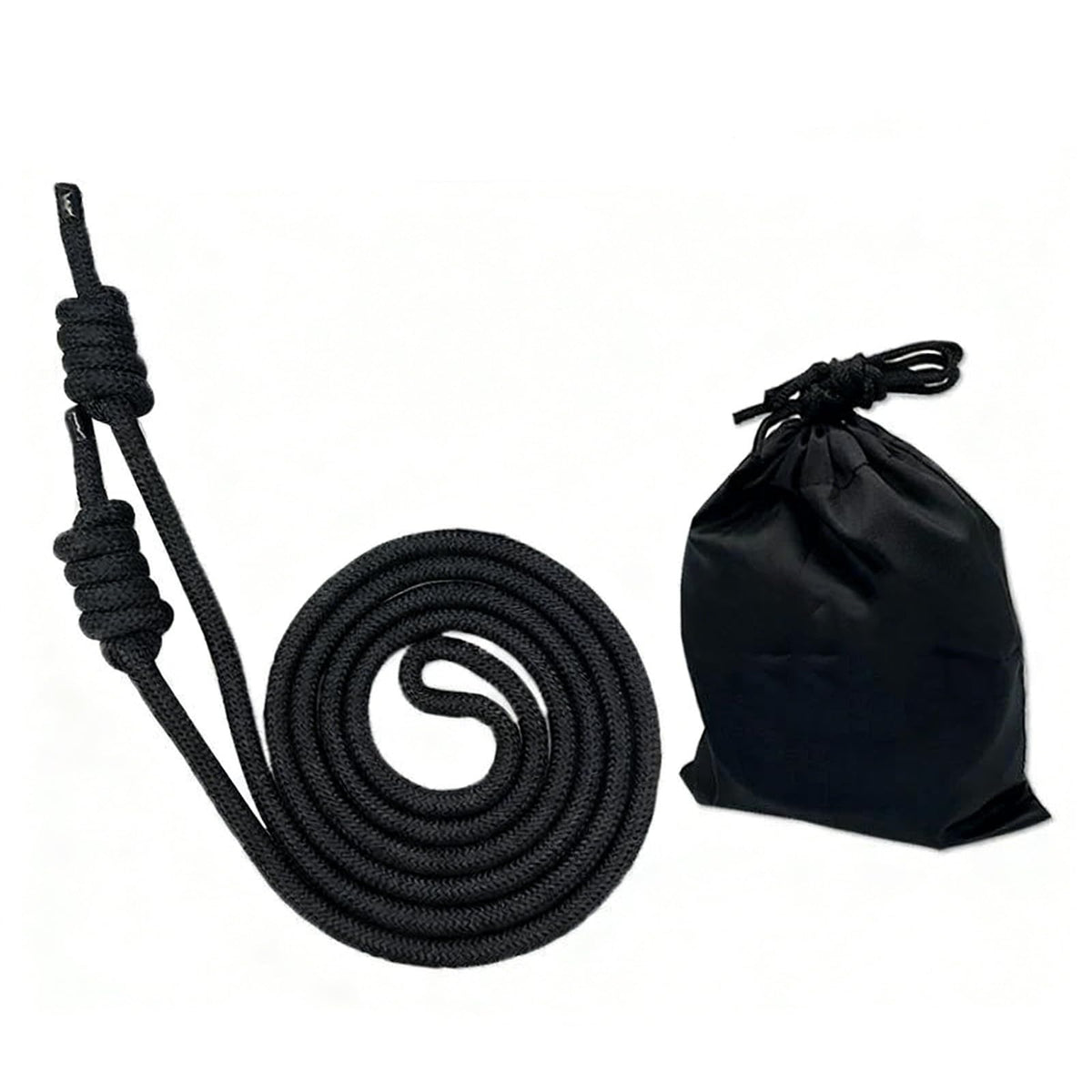 【Heavy Weighted Jump Rope 450g & Flow Rope 2-in-1】13.8ft/4.2m Full Length Braided Polyester Fitness Rope for Cardio, Strength Training - Full Body Exercise for Home Gym，boxing jump rope men