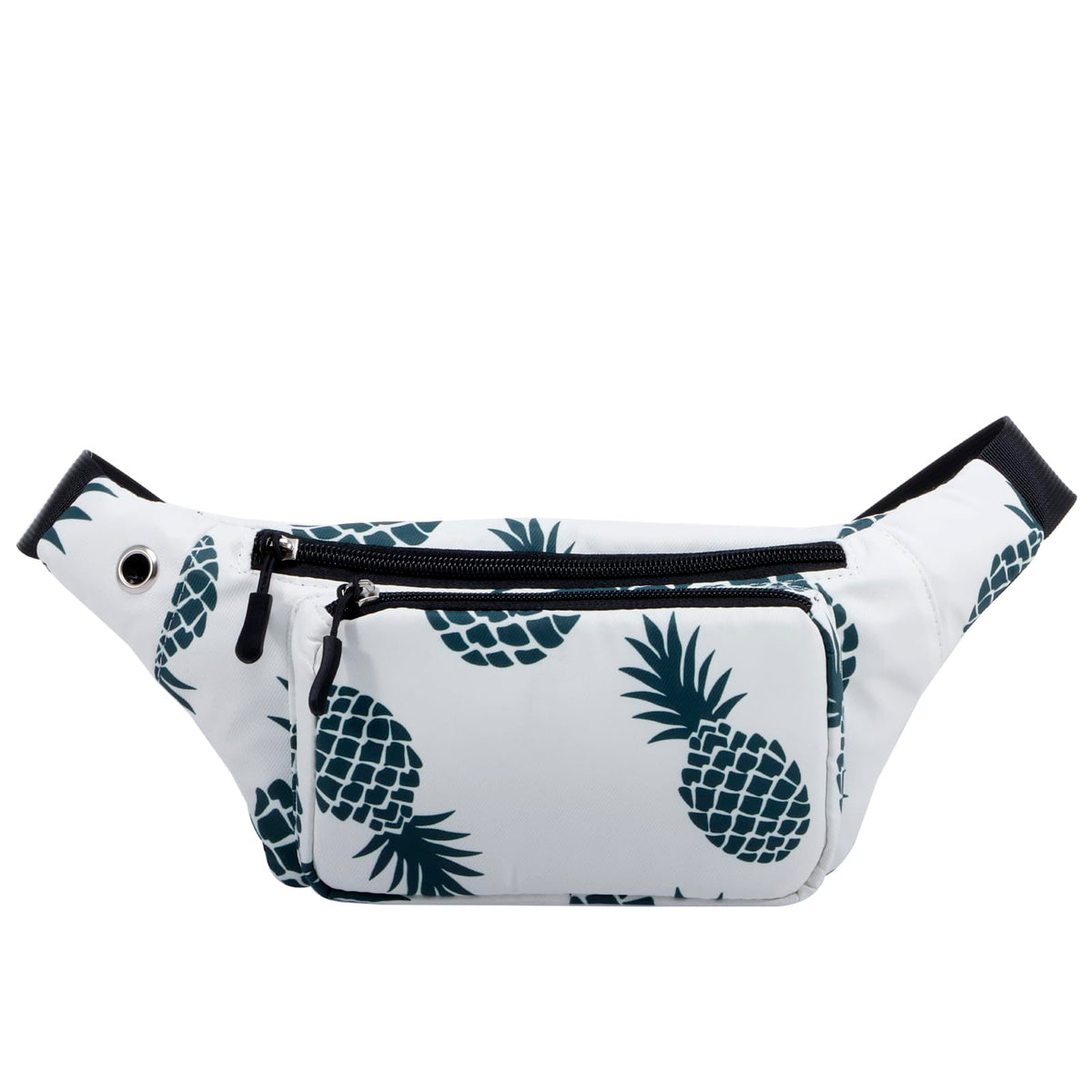 Unisex Running Waist Pack with Adjustable Buckles, Lightweight Waist Bag for Sports, Hiking, Dog Walking Fanny Pack Belt Can Hold Passport, Money, Cellphone