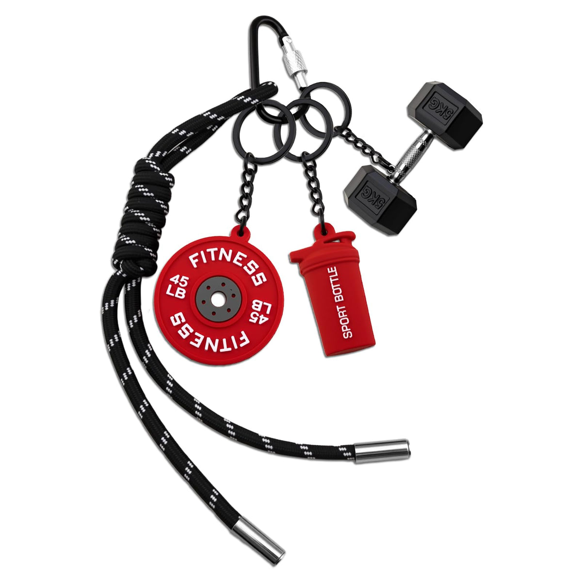 igvean Gym Gifts for Women Fitness Keychain Cool Gifts for Gym Lovers Fitness Gift for Women Men Bag Purse Charms for Womens Girl Workout Accessories for Her