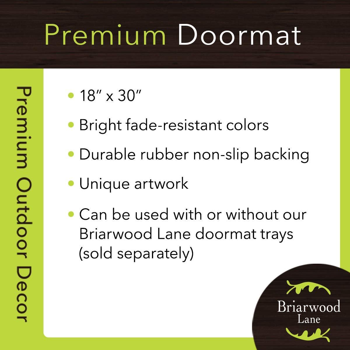 Briarwood Lane Halloween Haunts Ghost Doormat