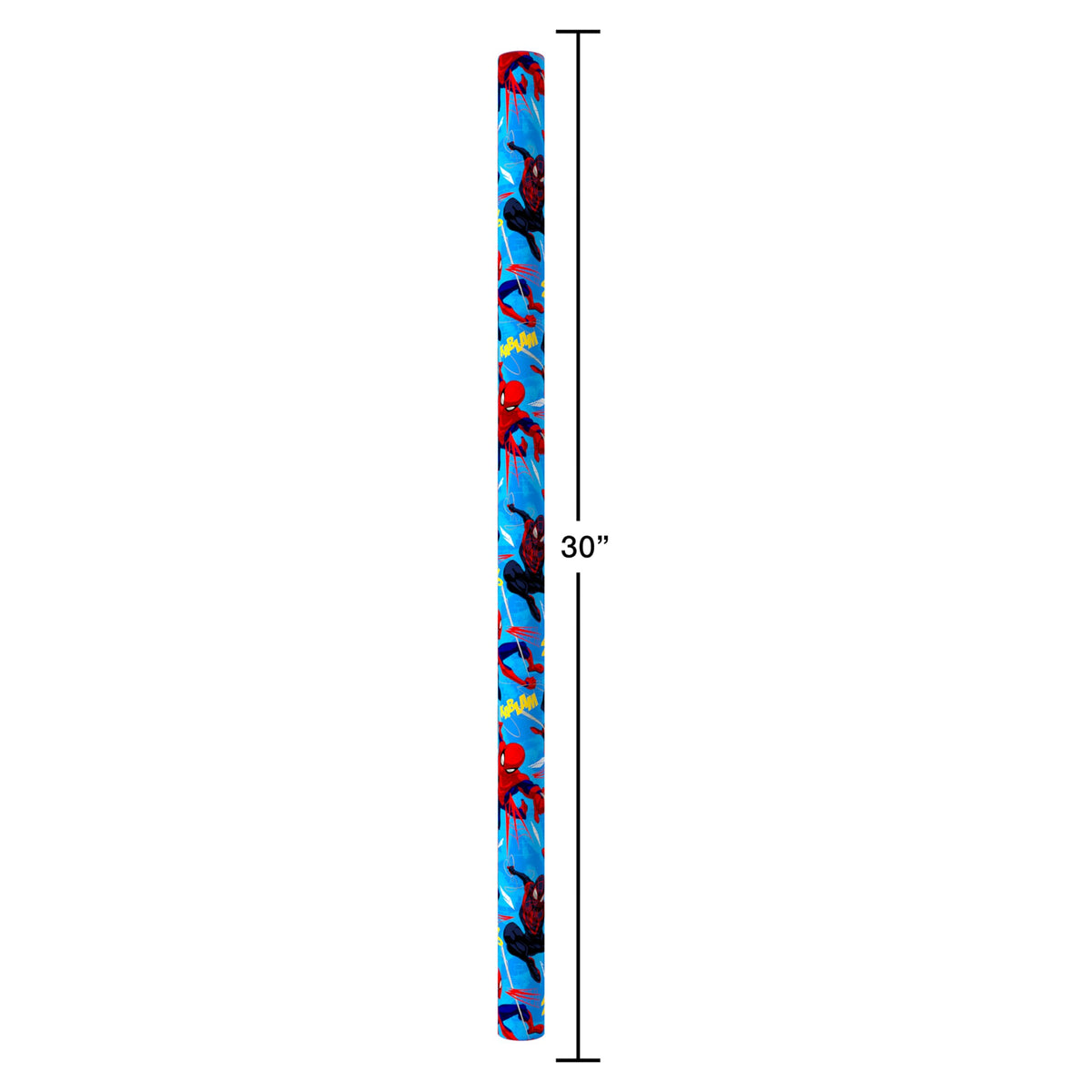 American Greetings 40 sq. ft. Reversible Spiderman Wrapping Paper for All Occasions (1 Roll, 30 in. x 192 in.)