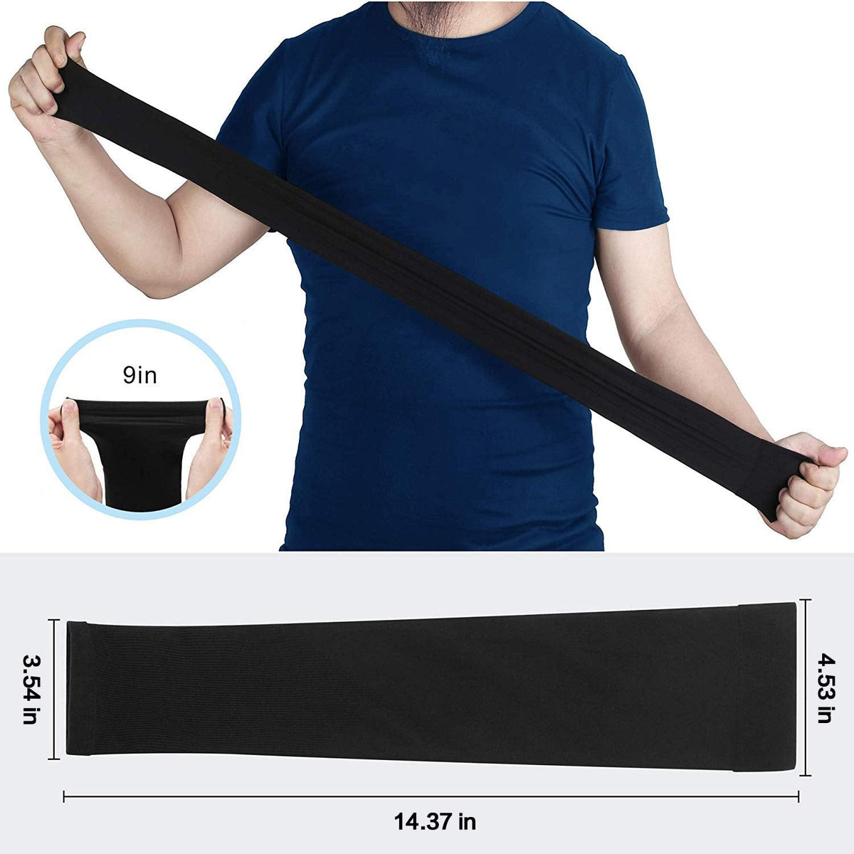 Feeke Arm Sleeves for Men and Women, Sleeve to Cover Arms for Men and Women, UV Protection Cooling 4-Pairs Anti-Slip Compression Sun Sleeves for Cycling Running Outdoor Sports